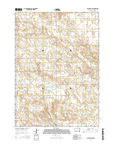 Olsonville SW South Dakota Current topographic map, 1:24000 scale, 7.5 X 7.5 Minute, Year 2015