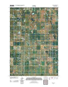 Onaka South Dakota Historical topographic map, 1:24000 scale, 7.5 X 7.5 Minute, Year 2012