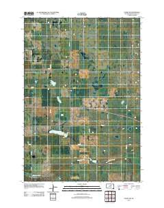Onaka SW South Dakota Historical topographic map, 1:24000 scale, 7.5 X 7.5 Minute, Year 2012