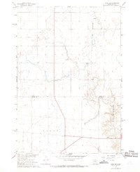 Onida SE South Dakota Historical topographic map, 1:24000 scale, 7.5 X 7.5 Minute, Year 1967