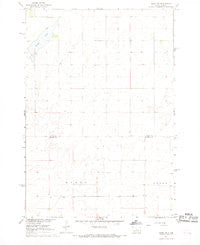 Onida SW South Dakota Historical topographic map, 1:24000 scale, 7.5 X 7.5 Minute, Year 1967