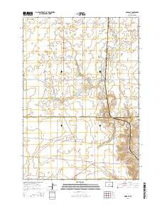 Onida SE South Dakota Current topographic map, 1:24000 scale, 7.5 X 7.5 Minute, Year 2015