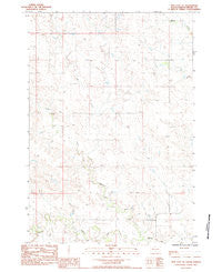 Opal East SE South Dakota Historical topographic map, 1:24000 scale, 7.5 X 7.5 Minute, Year 1983