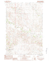 Opal West SE South Dakota Historical topographic map, 1:24000 scale, 7.5 X 7.5 Minute, Year 1983