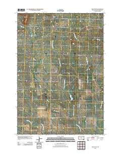 Opal East South Dakota Historical topographic map, 1:24000 scale, 7.5 X 7.5 Minute, Year 2012