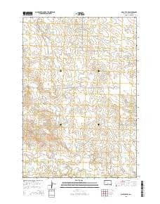 Opal East SE South Dakota Current topographic map, 1:24000 scale, 7.5 X 7.5 Minute, Year 2015
