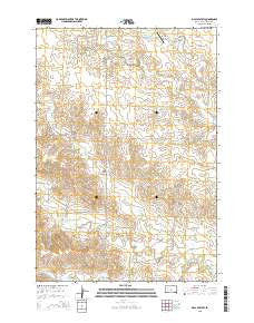 Opal East SW South Dakota Current topographic map, 1:24000 scale, 7.5 X 7.5 Minute, Year 2015