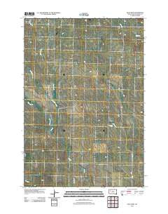 Opal West South Dakota Historical topographic map, 1:24000 scale, 7.5 X 7.5 Minute, Year 2012