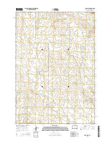 Opal West South Dakota Current topographic map, 1:24000 scale, 7.5 X 7.5 Minute, Year 2015