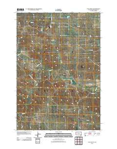 Opal West SE South Dakota Historical topographic map, 1:24000 scale, 7.5 X 7.5 Minute, Year 2012