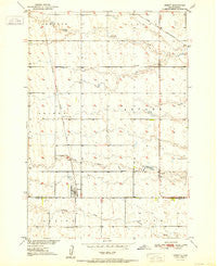 Orient South Dakota Historical topographic map, 1:24000 scale, 7.5 X 7.5 Minute, Year 1951