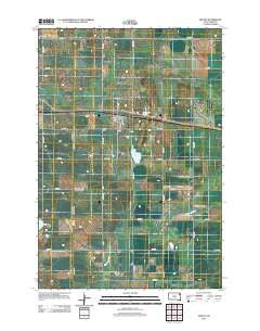 Ortley South Dakota Historical topographic map, 1:24000 scale, 7.5 X 7.5 Minute, Year 2012