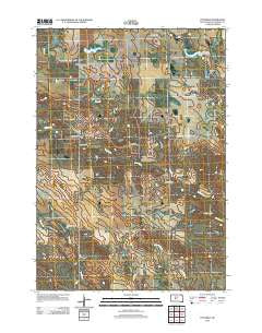 Ottumwa South Dakota Historical topographic map, 1:24000 scale, 7.5 X 7.5 Minute, Year 2012