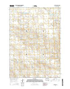 Ottumwa South Dakota Current topographic map, 1:24000 scale, 7.5 X 7.5 Minute, Year 2015