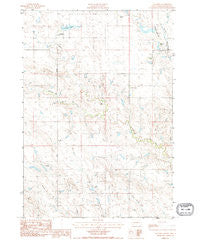 Ottumwa South Dakota Historical topographic map, 1:24000 scale, 7.5 X 7.5 Minute, Year 1983