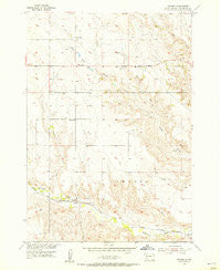 Owanka South Dakota Historical topographic map, 1:24000 scale, 7.5 X 7.5 Minute, Year 1954