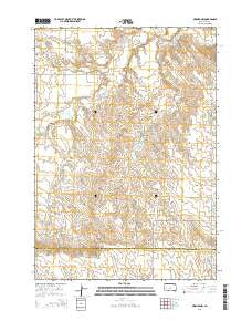 Owanka NW South Dakota Current topographic map, 1:24000 scale, 7.5 X 7.5 Minute, Year 2015