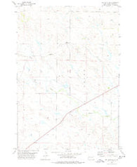 Owl Butte NE South Dakota Historical topographic map, 1:24000 scale, 7.5 X 7.5 Minute, Year 1978