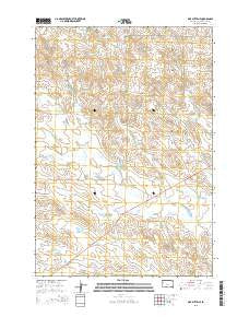 Owl Butte NE South Dakota Current topographic map, 1:24000 scale, 7.5 X 7.5 Minute, Year 2015