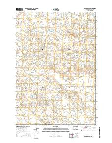 Owl Butte SE South Dakota Current topographic map, 1:24000 scale, 7.5 X 7.5 Minute, Year 2015