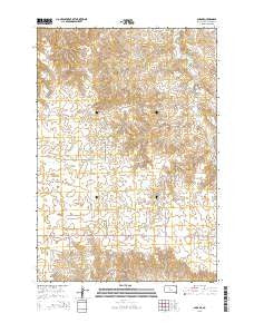 Parade South Dakota Current topographic map, 1:24000 scale, 7.5 X 7.5 Minute, Year 2015