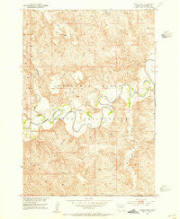 Parade NE South Dakota Historical topographic map, 1:24000 scale, 7.5 X 7.5 Minute, Year 1952