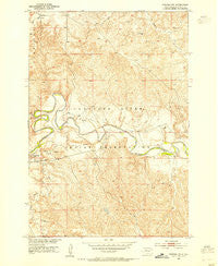 Parade NW South Dakota Historical topographic map, 1:24000 scale, 7.5 X 7.5 Minute, Year 1952