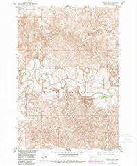 Parade NW South Dakota Historical topographic map, 1:24000 scale, 7.5 X 7.5 Minute, Year 1952