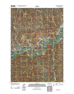 Parade NE South Dakota Historical topographic map, 1:24000 scale, 7.5 X 7.5 Minute, Year 2012