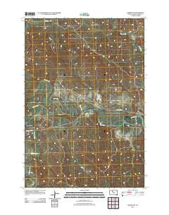 Parade NW South Dakota Historical topographic map, 1:24000 scale, 7.5 X 7.5 Minute, Year 2012