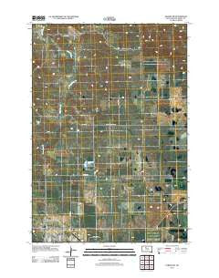 Parade SW South Dakota Historical topographic map, 1:24000 scale, 7.5 X 7.5 Minute, Year 2012