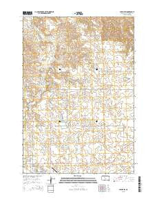 Parade SW South Dakota Current topographic map, 1:24000 scale, 7.5 X 7.5 Minute, Year 2015