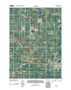 Parker South Dakota Historical topographic map, 1:24000 scale, 7.5 X 7.5 Minute, Year 2012