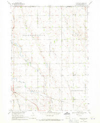 Parker NE South Dakota Historical topographic map, 1:24000 scale, 7.5 X 7.5 Minute, Year 1968