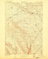 Parker South Dakota Historical topographic map, 1:125000 scale, 30 X 30 Minute, Year 1898