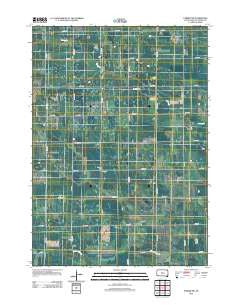 Parker SW South Dakota Historical topographic map, 1:24000 scale, 7.5 X 7.5 Minute, Year 2012