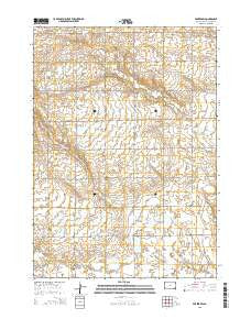 Parker SW South Dakota Current topographic map, 1:24000 scale, 7.5 X 7.5 Minute, Year 2015