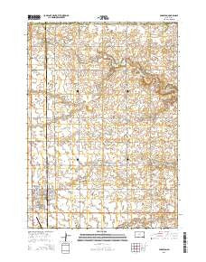 Parkston South Dakota Current topographic map, 1:24000 scale, 7.5 X 7.5 Minute, Year 2015