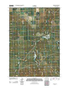 Parmelee South Dakota Historical topographic map, 1:24000 scale, 7.5 X 7.5 Minute, Year 2012