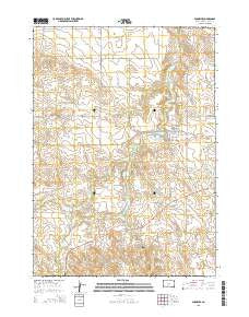Parmelee South Dakota Current topographic map, 1:24000 scale, 7.5 X 7.5 Minute, Year 2015