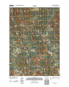 Pass Creek NE South Dakota Historical topographic map, 1:24000 scale, 7.5 X 7.5 Minute, Year 2012