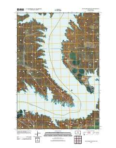 Patch Skin Buttes SE South Dakota Historical topographic map, 1:24000 scale, 7.5 X 7.5 Minute, Year 2012