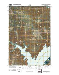 Patch Skin Buttes SW South Dakota Historical topographic map, 1:24000 scale, 7.5 X 7.5 Minute, Year 2012