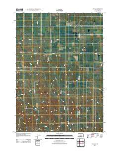 Paxton South Dakota Historical topographic map, 1:24000 scale, 7.5 X 7.5 Minute, Year 2012