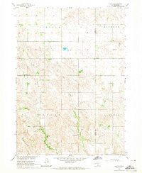Paxton South Dakota Historical topographic map, 1:24000 scale, 7.5 X 7.5 Minute, Year 1964