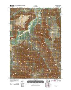 Pedro South Dakota Historical topographic map, 1:24000 scale, 7.5 X 7.5 Minute, Year 2012