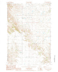 Pedro 4 NW South Dakota Historical topographic map, 1:24000 scale, 7.5 X 7.5 Minute, Year 1984