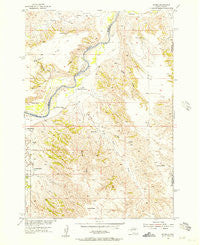 Pedro South Dakota Historical topographic map, 1:24000 scale, 7.5 X 7.5 Minute, Year 1955