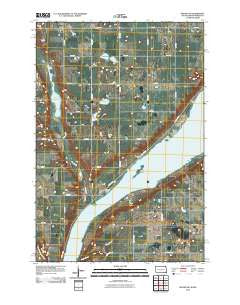 Peever NE South Dakota Historical topographic map, 1:24000 scale, 7.5 X 7.5 Minute, Year 2010