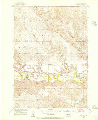 Philip SE South Dakota Historical topographic map, 1:24000 scale, 7.5 X 7.5 Minute, Year 1953